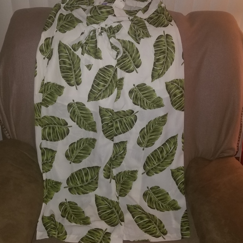 Sage and Citrus Flare Pants